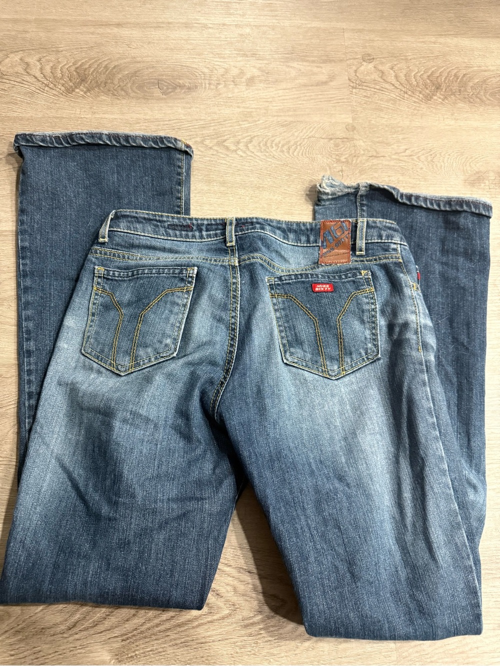 Miss sixty low rise, vintage Y2K boot cut jeans